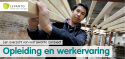 Opleiding en werkervaring