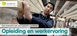 Opleiding en werkervaring