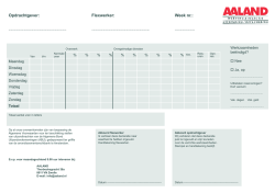 Diversen - Aaland