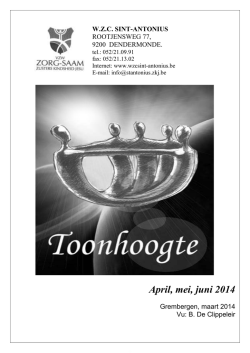 infokrantje 2KW 2014 site - WZC Sint