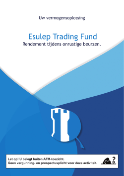 Brochure Esulep Trading Fund