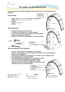 Instructie Redden Kitesurfer