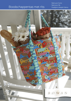 Gratis naaidesign Boodschappentas