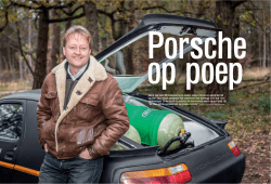 dit artikel - Porsche Club 928 Nederland