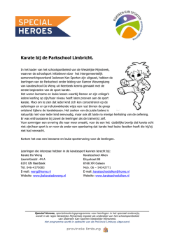 info website karate parkschool