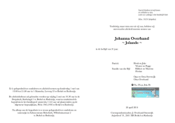 J. Overhand rouwkaart