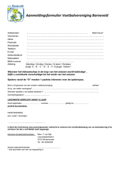 een aanmeldingsformulier/machtiging downloaden