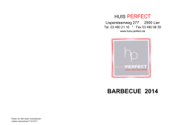 BBQ 2014 - Huis Perfect