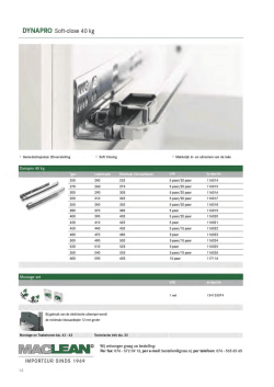 DYNAPRO Soft-close 40 kg