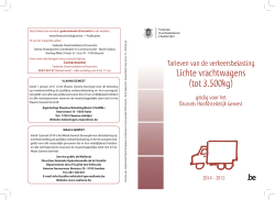 Lichte vrachtwagens (tot 3.500 kg) / 2014-2015