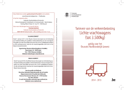 Lichte vrachtwagens (tot 3.500 kg) / 2014-2015