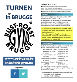 Infofolder 2014-2015 - Koninklijke Turnvereniging Rust