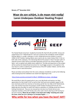 Laren Underpass Outdoor Heating Project