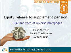 Download de presentatie van Lieke Werner