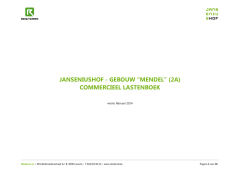 janseniushof - gebouw &ldquo;mendel&rdquo; (2a) commercieel - Living