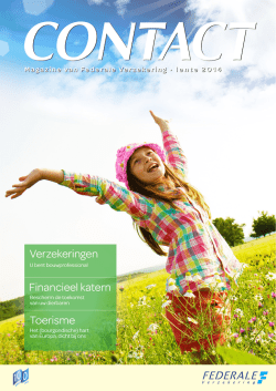 Lente 2014 - Federale Verzekering
