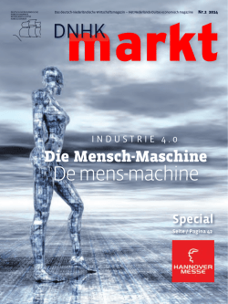 DNHK Markt nr2 2014 - Deutsch-Niederl&auml;ndische Handelskammer