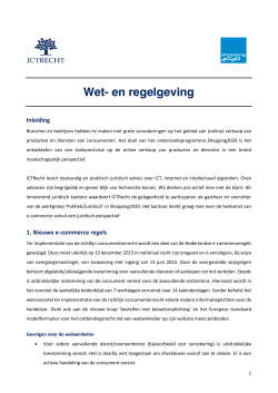 Samenvatting Expertgroep Politiek Juridische Impact