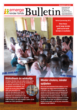 Nieuwsbrief 2 - 2014 - Emerge Kinder Fonds