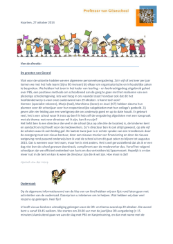 Haarlem, 27 oktober 2014 n Gilse Journaal november 2013