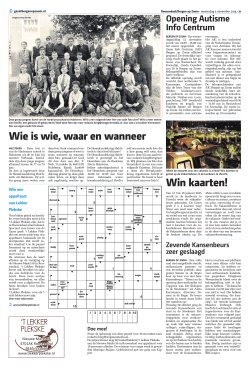 Gazet Bergen op Zoom - 5 november 2014 pagina 21