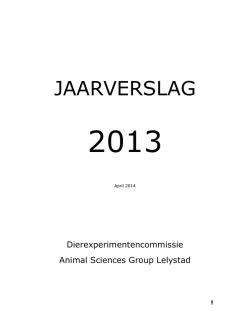 JAARVERSLAG - Wageningen UR