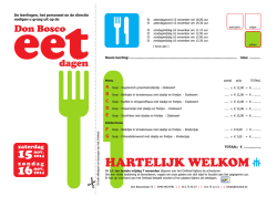 HARTELIJK WELKOM - Don Bosco College Hechtel