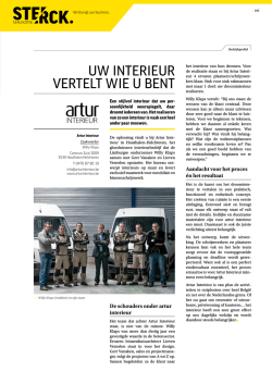 Download het bedrijfsprofiel uit STERCK magazine