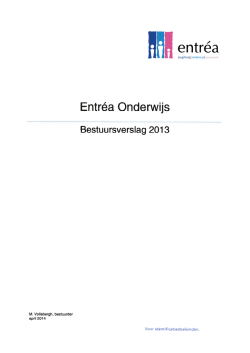 Jaarrekening onderwijs 2013