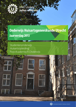 Onderwijs Huisartsgeneeskunde Utrecht