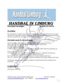 Hil 39/02 - Handbal Limburg