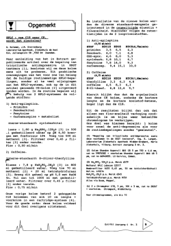 HPLC : van C18 naar C8, wordt dat sleutelen? W. Huisman, J.M.