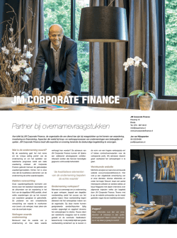 JM CORPORATE FINANCE