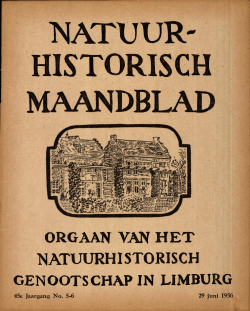 1956-05 06 - Natuurhistorisch Genootschap in Limburg