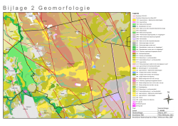 Kaart Geomorfologie De Peel