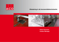 ACO stainless steel drainage.