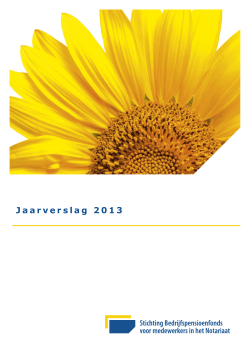 Jaarverslag 2013 - (BPF) Medewerkers in het