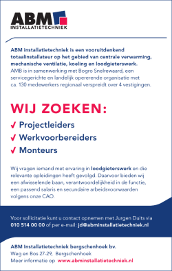 Werkvoorbereiders (dochteronderneming ABM