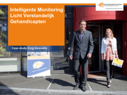 Intelligente Monitoring Licht Verstandelijk Gehandicapten