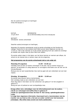 leerjaar 1 - Sondervick College