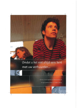 Informatie ouer de regionale geschillencommissie