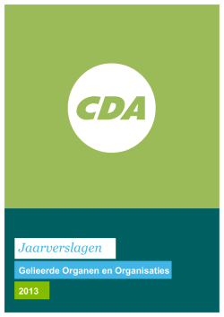 Jaarverslagen 2013