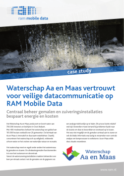 Download Case study Aa en Maas