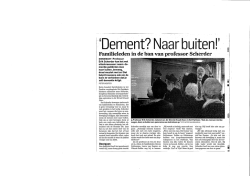 i“l_e en?N aa rbuite - Stichting Verpleeghuis Het Parkhuis