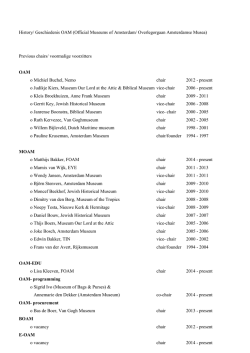 historical overview boards of OAM