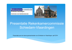 Presentatie - Gemeente Schiedam