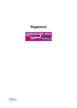 Reglement - Euroglide