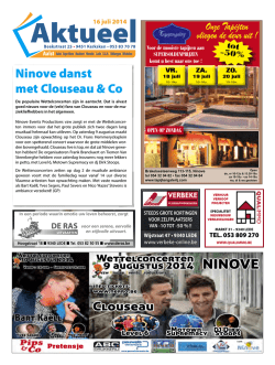 Editie Aalst - 16/07/2014 (week 29)
