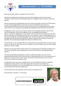 Informatie bulletin