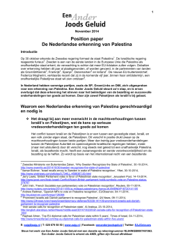 Nederlandse erkenning van Palestina